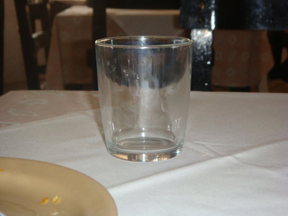 Verschmutze Gläser HARPIN Happy Days Beach Hotel