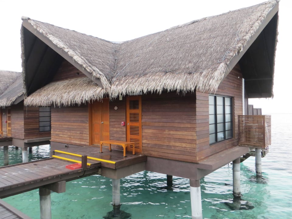 Unsere OceanVilla 839 von außen Adaaran Select Hudhuran Fushi - Premium All Inclusive
