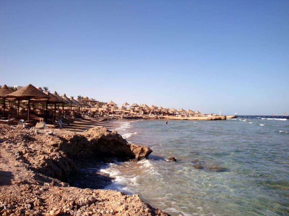 Der Strand ist etwas gewöhnungsbedürftig Serenity Alpha Beach