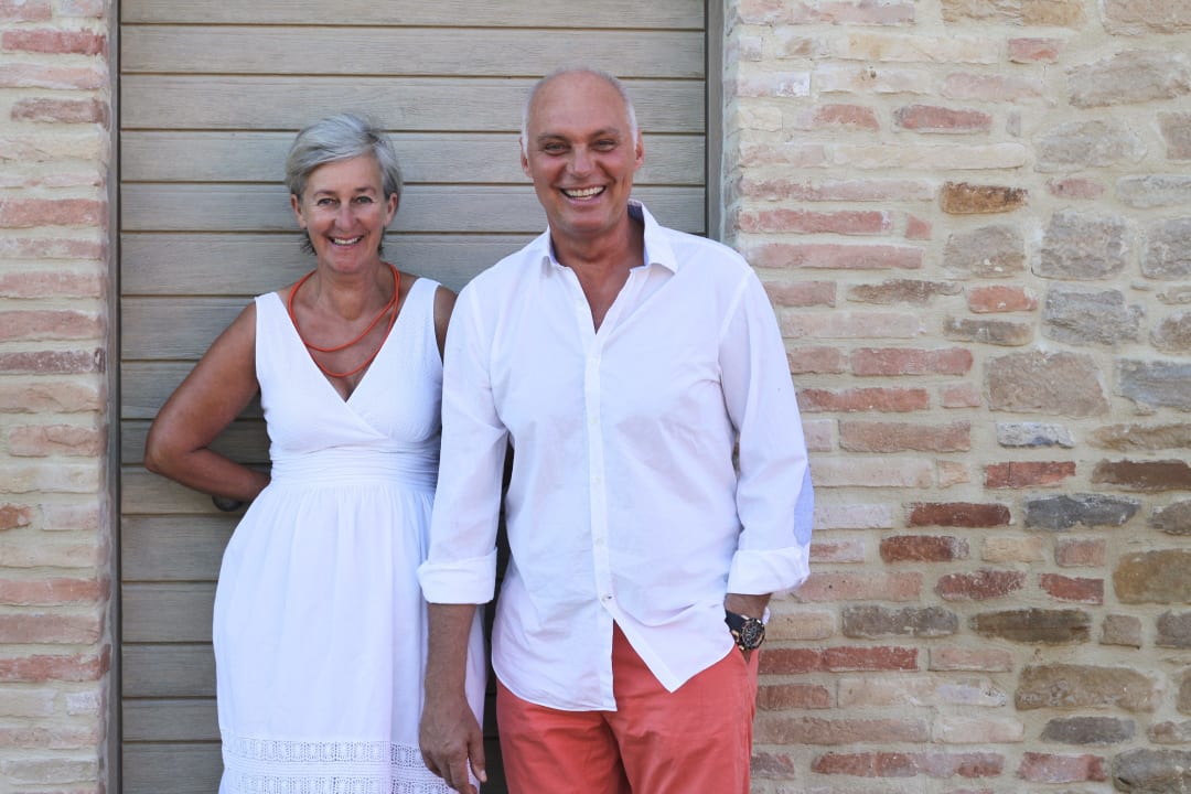 Die Gastgeber: Sabine und Christian Blumrath Corte Campioli