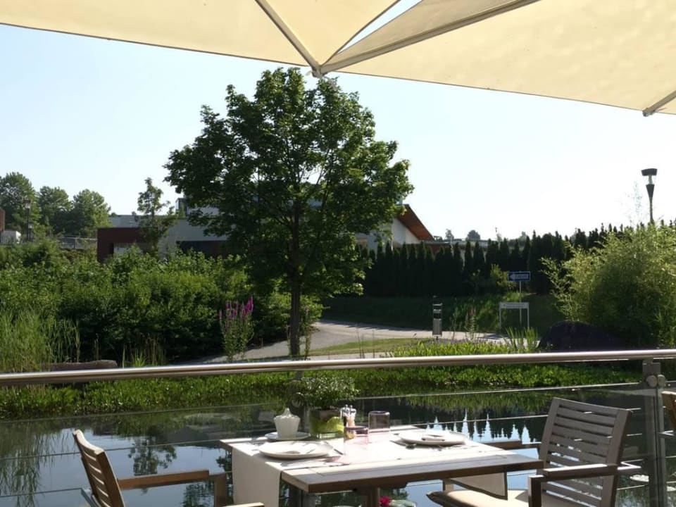 Blick vom Restaurant Geinberg5 Private Spa Villas