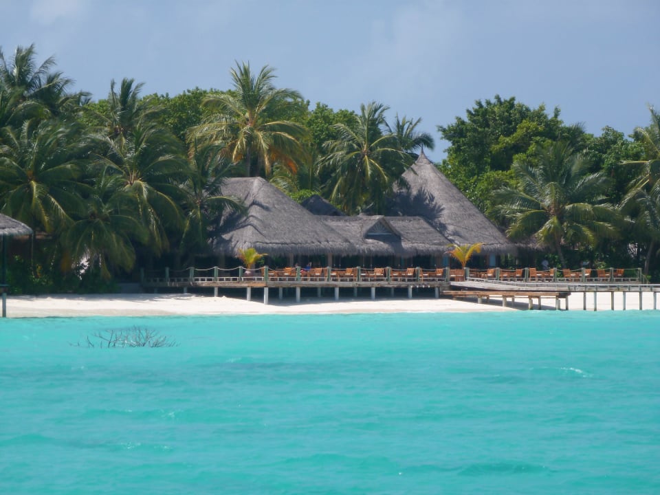 Laguna Bar, kl. Rezeption und Restaurant Kuramathi Maldives