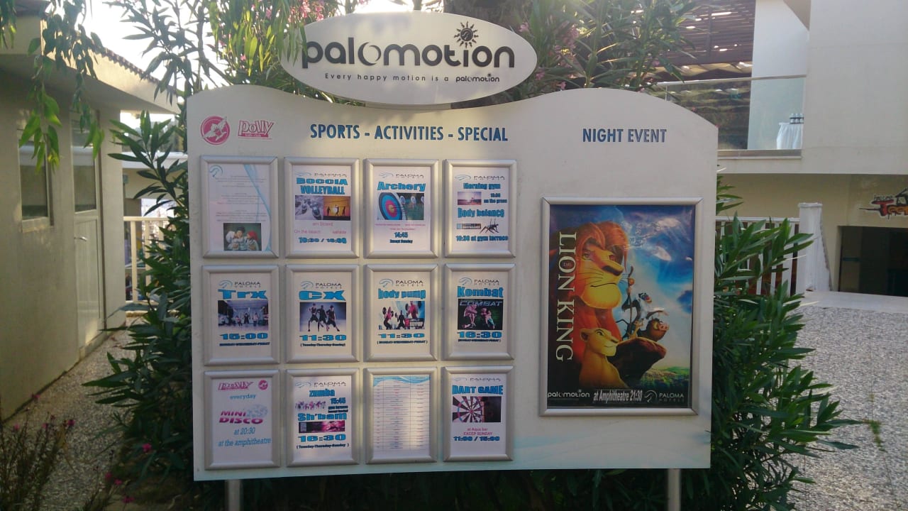 Animationsprogramm (abends immer Abwechslung) Paloma Oceana