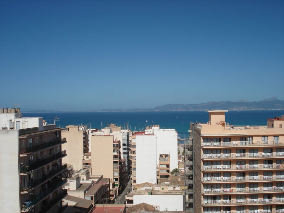 Ausblick aus dem 9.Stock Zimmer 911 HSM Reina del Mar