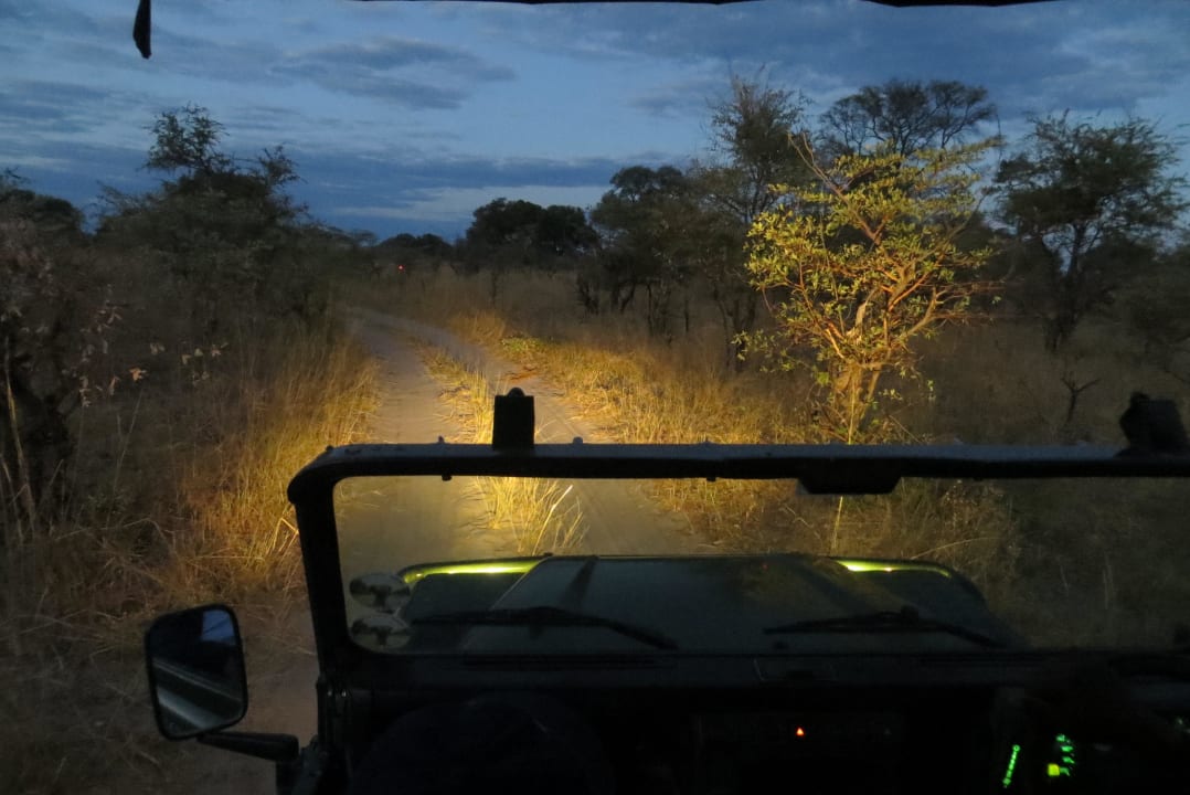Rückkehr vom Game-Drive Hotel Susuwe Island Lodge