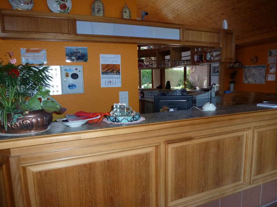 Anmelde-/ Rezeptionsbereich Hotel Garni Edirol