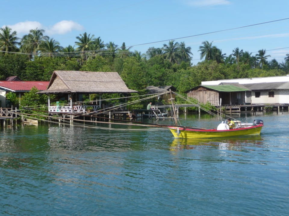 Blick vom Restaurant auf Klong Aana Resort
