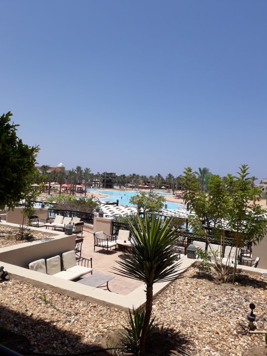 Ausblick auf die Salzwasser Lagune Pickalbatros Palace Hotel-Port Ghalib