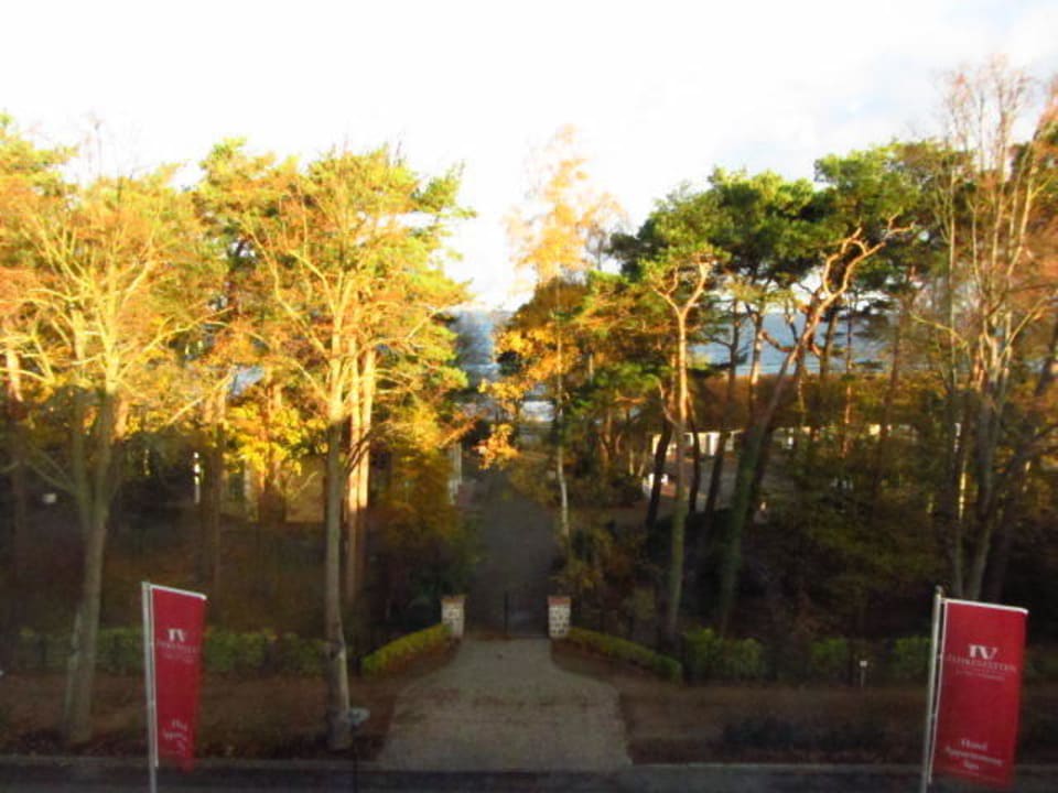 Ausblick vom Wohnbereich Hotel Vier Jahreszeiten Kühlungsborn