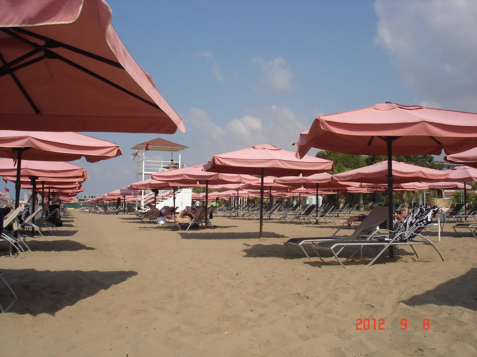 Einer der schönsten Strände in Side Ali Bey Resort Sorgun