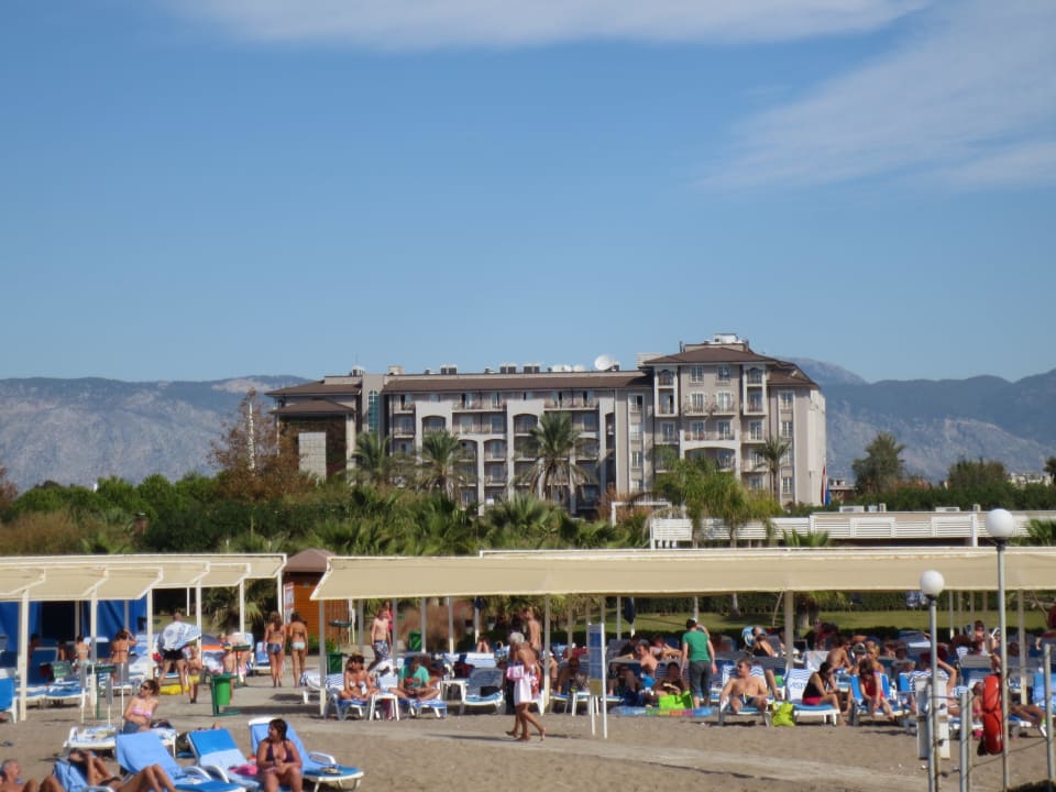 Blick zum Haupthaus Sunis Elita Beach Resort & Spa