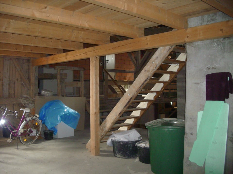 Zur FeWo die hintere Treppe Ferienwohnung An der Mühle 10