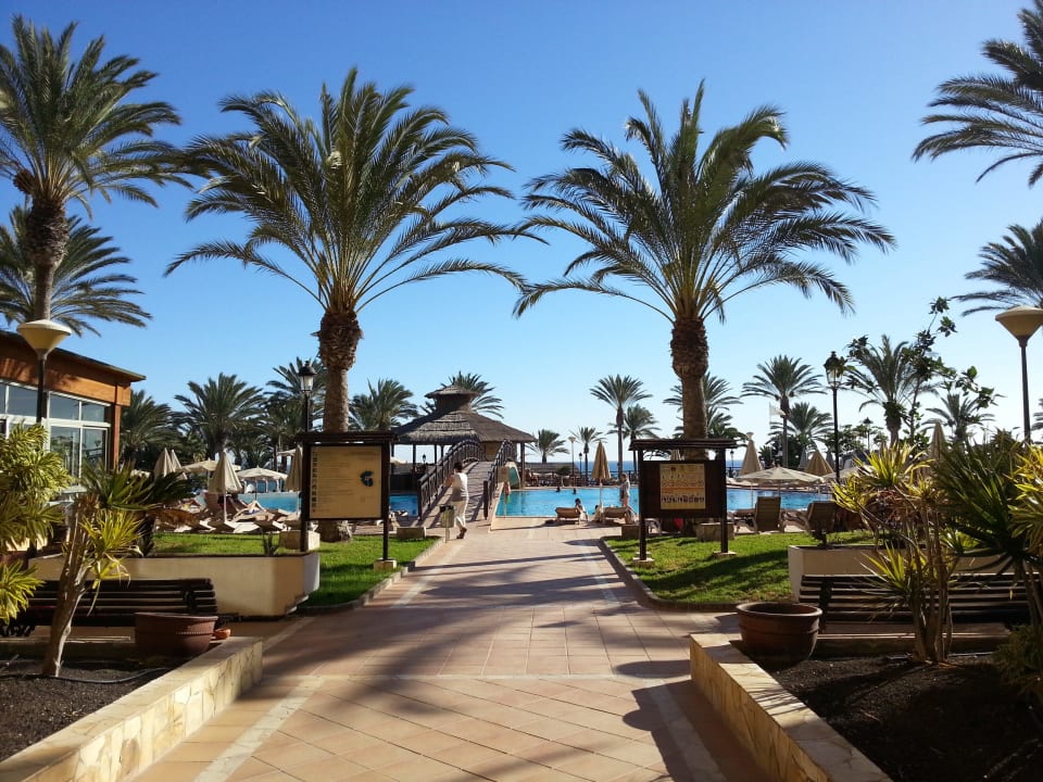 Ausgang aus der Lobby, unten SBH Costa Calma Beach Resort