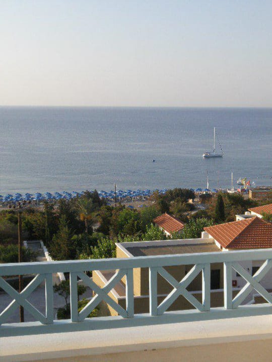 Wunderbarer Blick vom Zimmer auf das Meer Mitsis Rodos Village