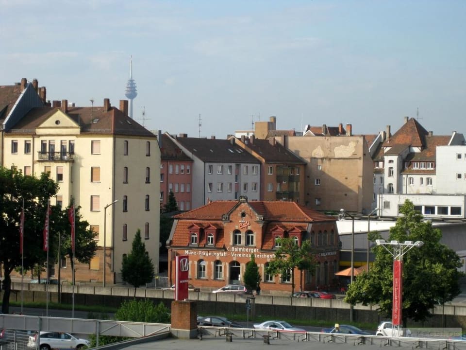 Ausblick von Zimmer 407 Best Western Hotel Nürnberg City West