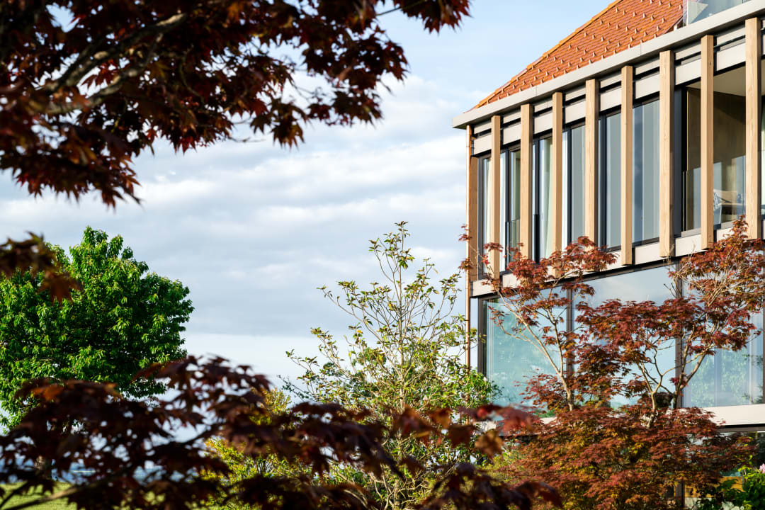 Außenansicht Hotel Hirschen Horn | Refugium am See