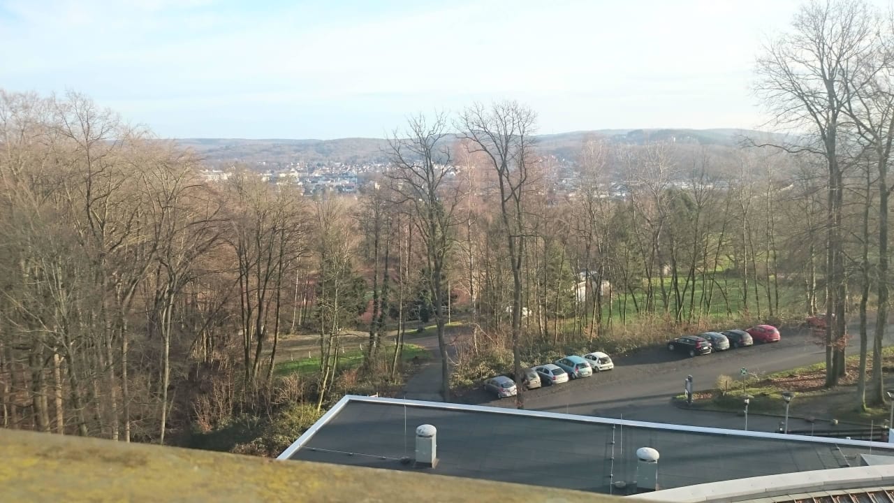 Wunderschöne Aussicht vom Balkon  Fletcher Hotel-Restaurant Arnsberg-Sauerland