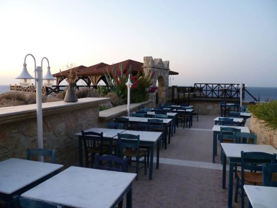 Hier waren wir oft Abendessen Hotel Kalithea Horizon Royal