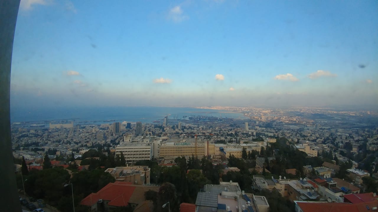 Ausblick Hotel Crowne Plaza Haifa