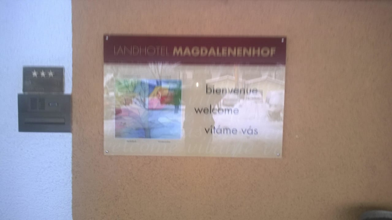 Eingang Landhotel Magdalenenhof