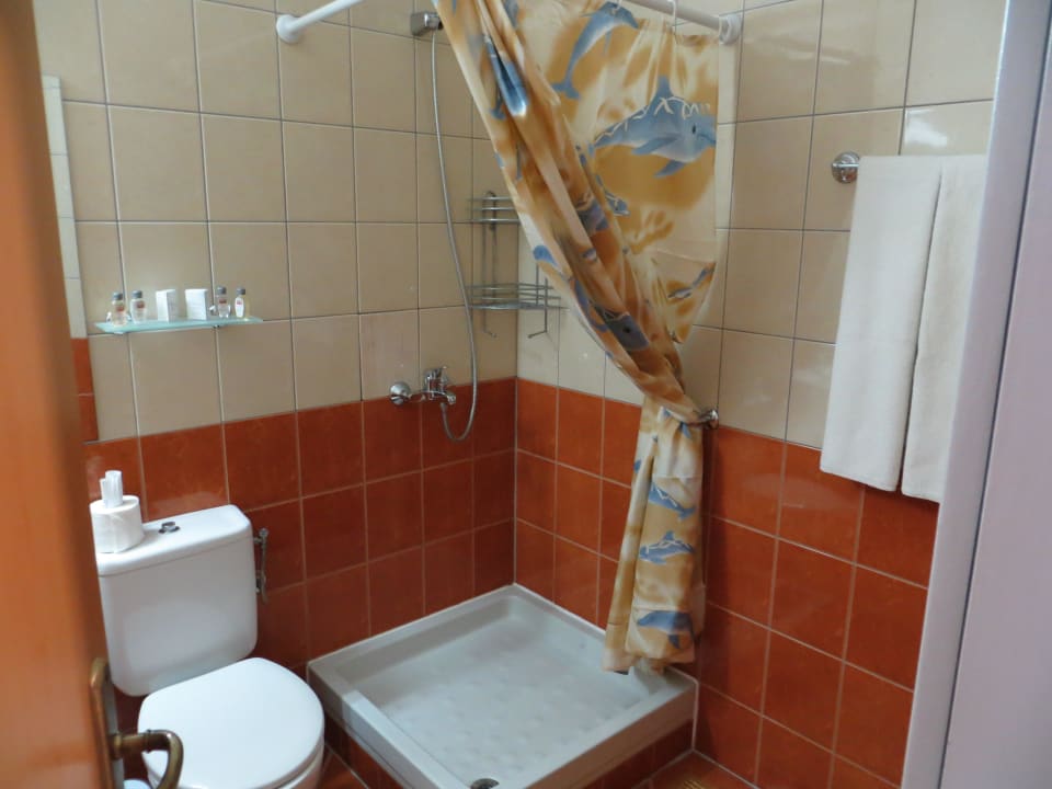 Badezimmer mit Duschvorhang HVD Club Bor