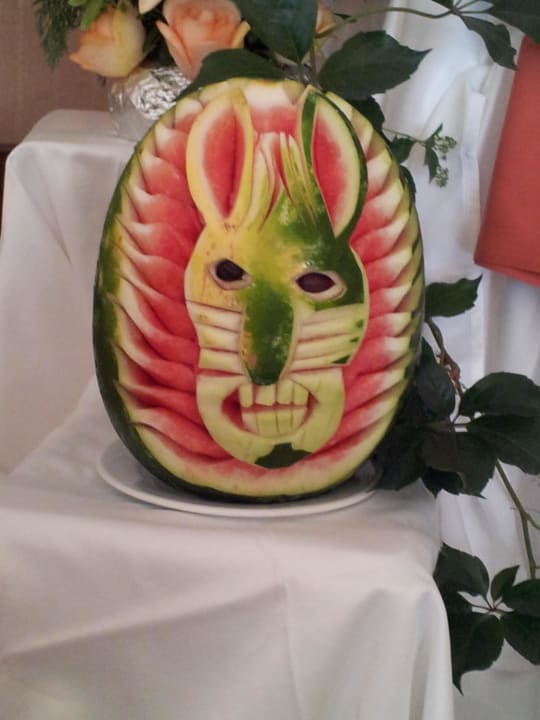 Wassermelonen Kunst Vita Silva Hotel