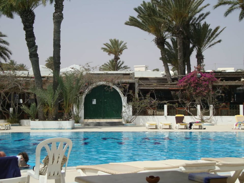 Blick Richtung Restaurant-Türe Hotel Sangho Club Zarzis