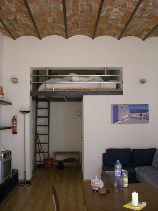 Appartment Bruc 1 - Blick auf den Schlafbereich Apartment Bruc 1