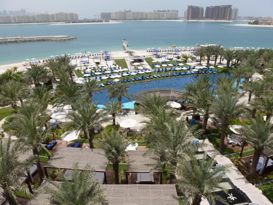 Ausblick vom Balkon Rixos The Palm Hotel & Suites
