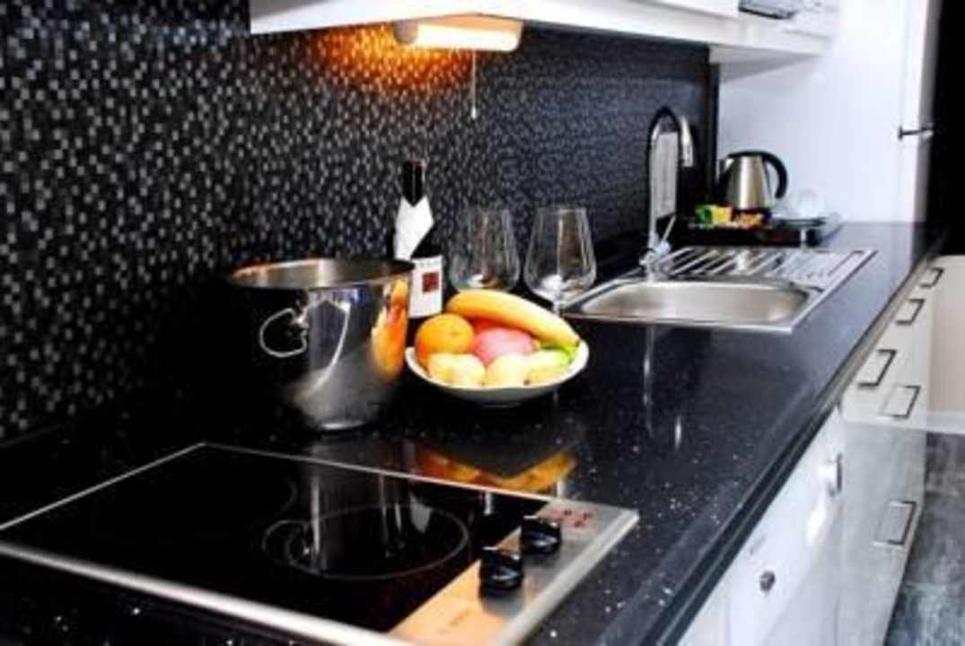 Kitchen of The Studio Room TEMPO HOTEL CAGLAYAN