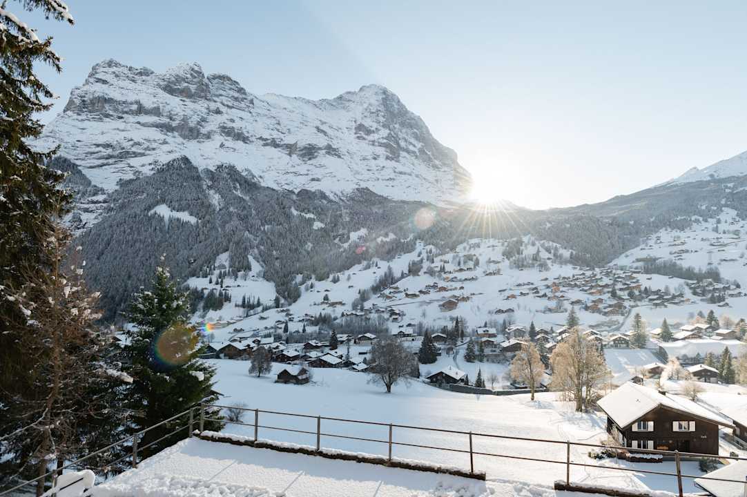 Ausblick Jungfrau Lodge, Swiss Mountain Hotel
