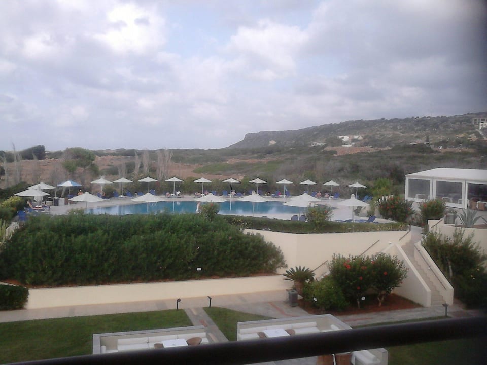 Blick vom Balkon Grecotel Meli Palace