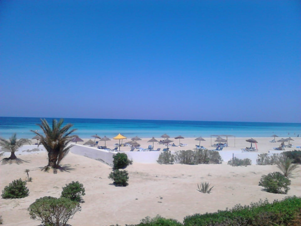 Ausblick vom Zimmer aufs Meer Calimera Yati Beach