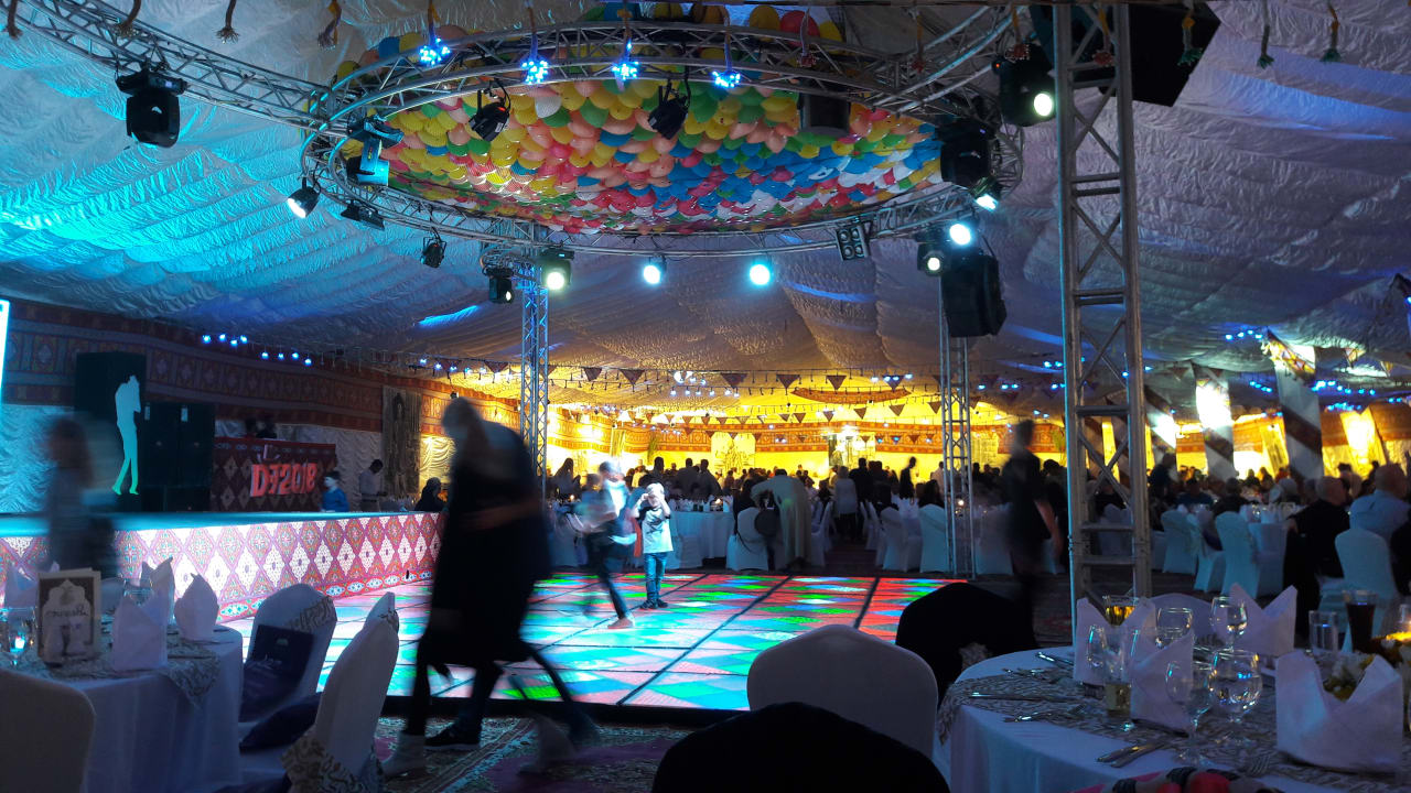 Festzelt zu Silvester Jaz Makadi Saraya Resort