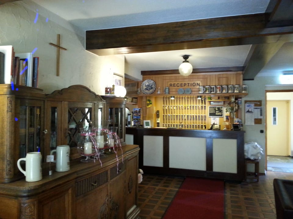 Eingang mit Rezeption Hotel Rothenburger Hof