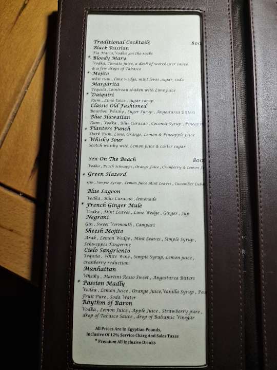 Gastro Baron Palace Sahl Hasheesh