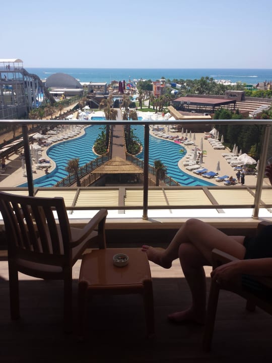 Ausblick vom Balkon Saturn Palace Resort Hotel