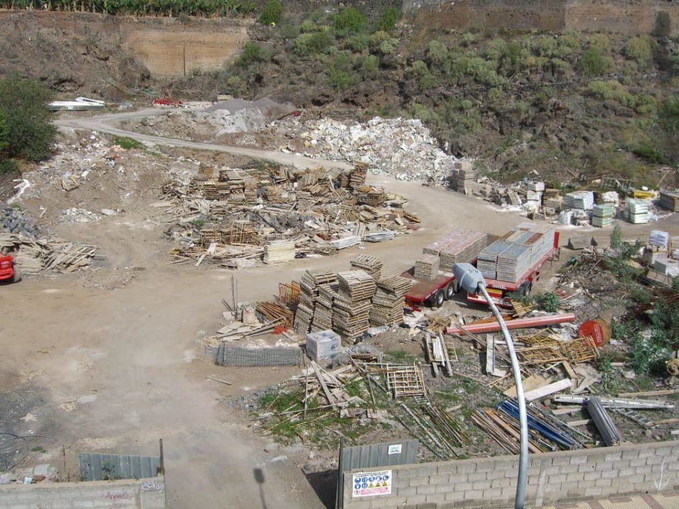 Baustelle hinter dem Haus BLUESEA Lagos de Cesar