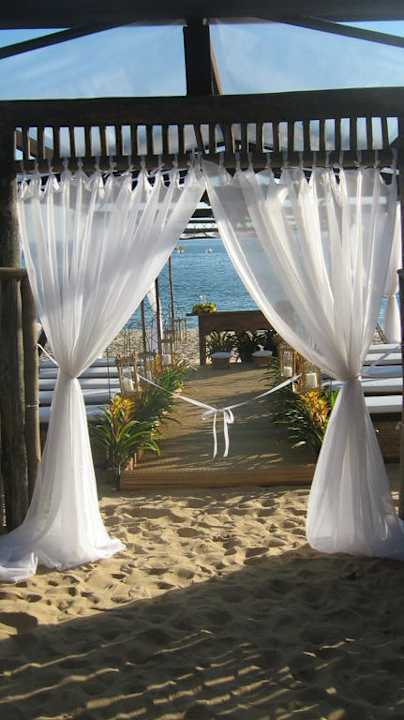 Hochzeitsfeier am Strand Pousada Aparas