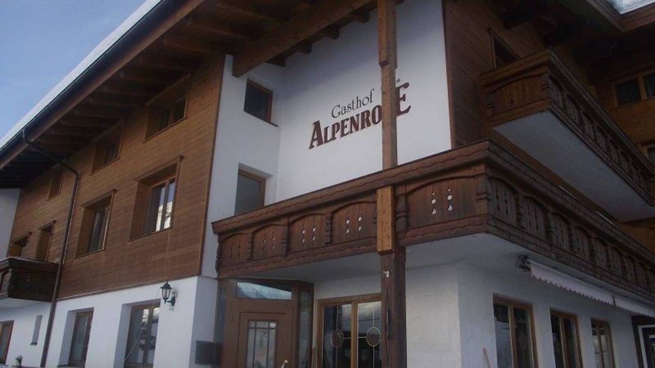 Hoteleingang Komfort Gasthof Alpenrose