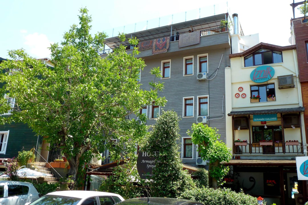 Hintere Fassade Hotel Spina
