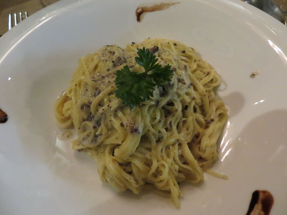 Selbstgemachte Pasta Hotel Swiss Palazzo