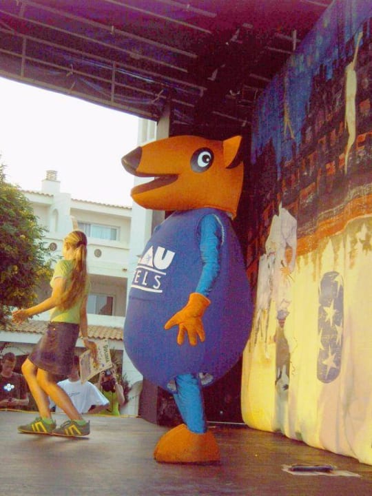 Blaudi, das Maskottchen blau punta reina