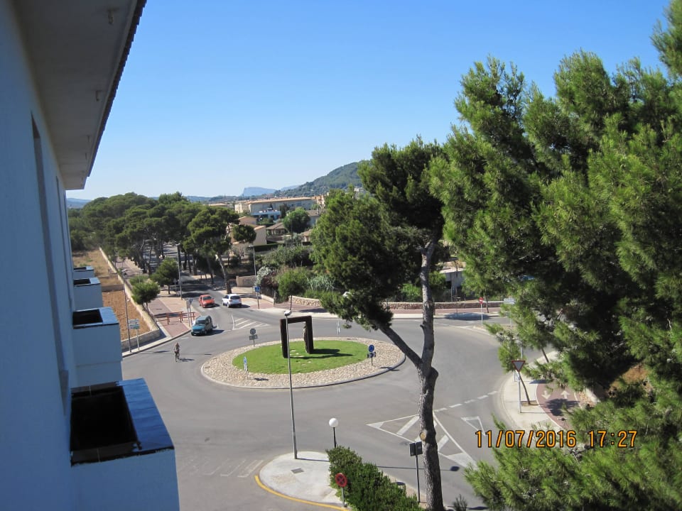 Blick 4. Etage Flur Millor Sol