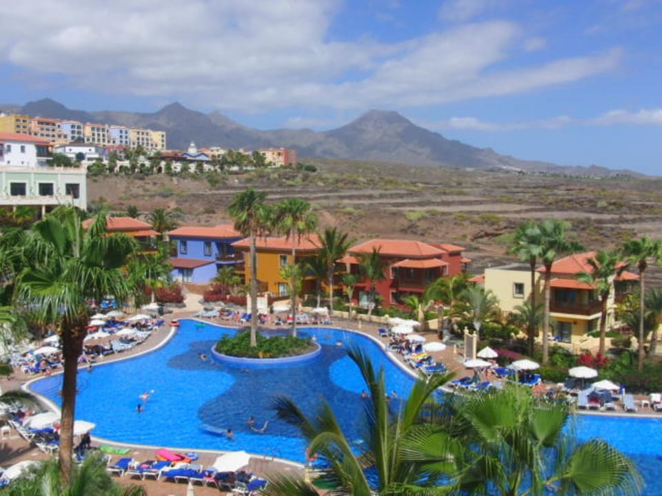 Ausblick seitlich vom Balkon Bahia Principe Sunlight Costa Adeje
