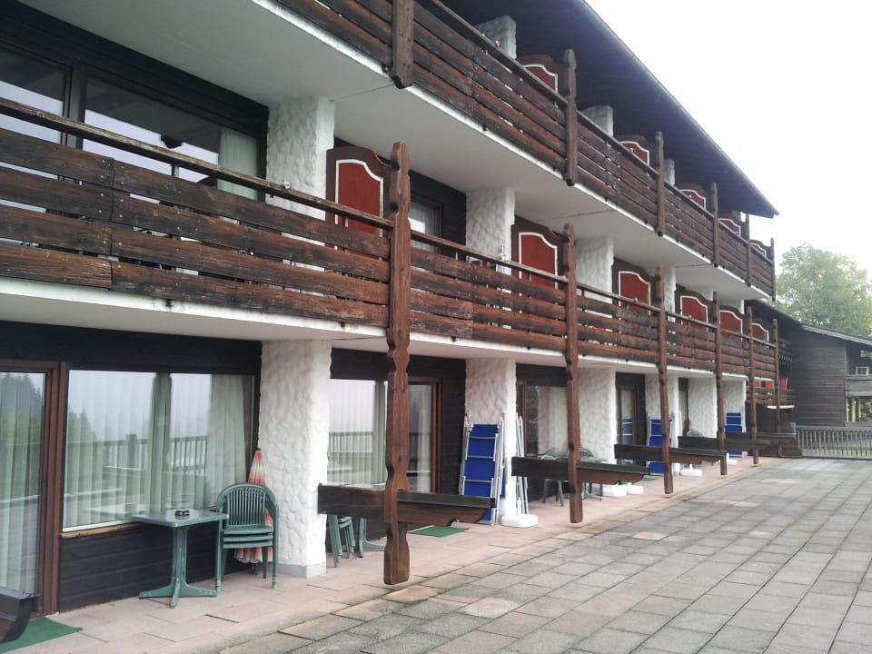 Terrasse der Apartments Hotel Zugspitzblick