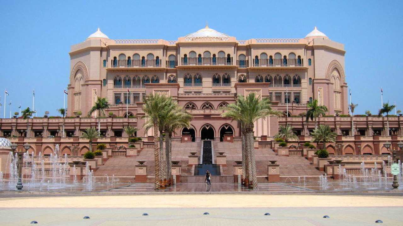 Ansicht Eingangsbereich Emirates Palace Mandarin Oriental
