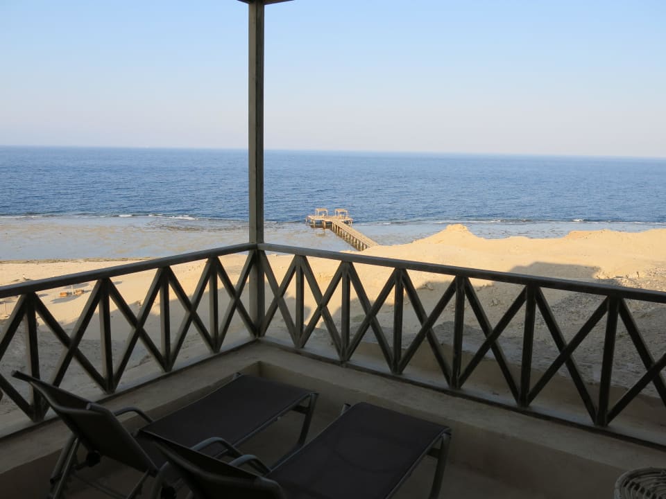 Von unserem Balkon auf Meer The Oasis Dive Resort