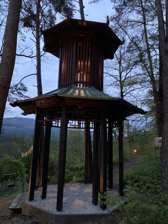 Gartenanlage Spirit & SPA Hotel Birkenhof am Elfenhain