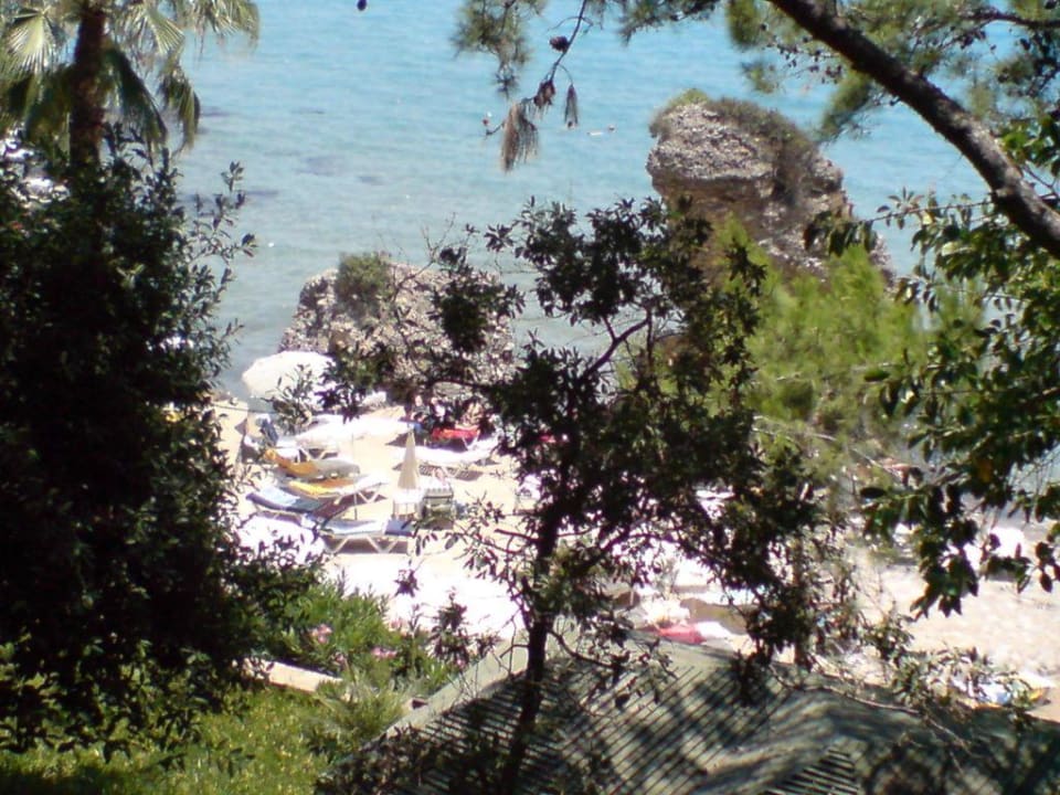 Sicht zur hoteigenen Badebucht Alara Hotel